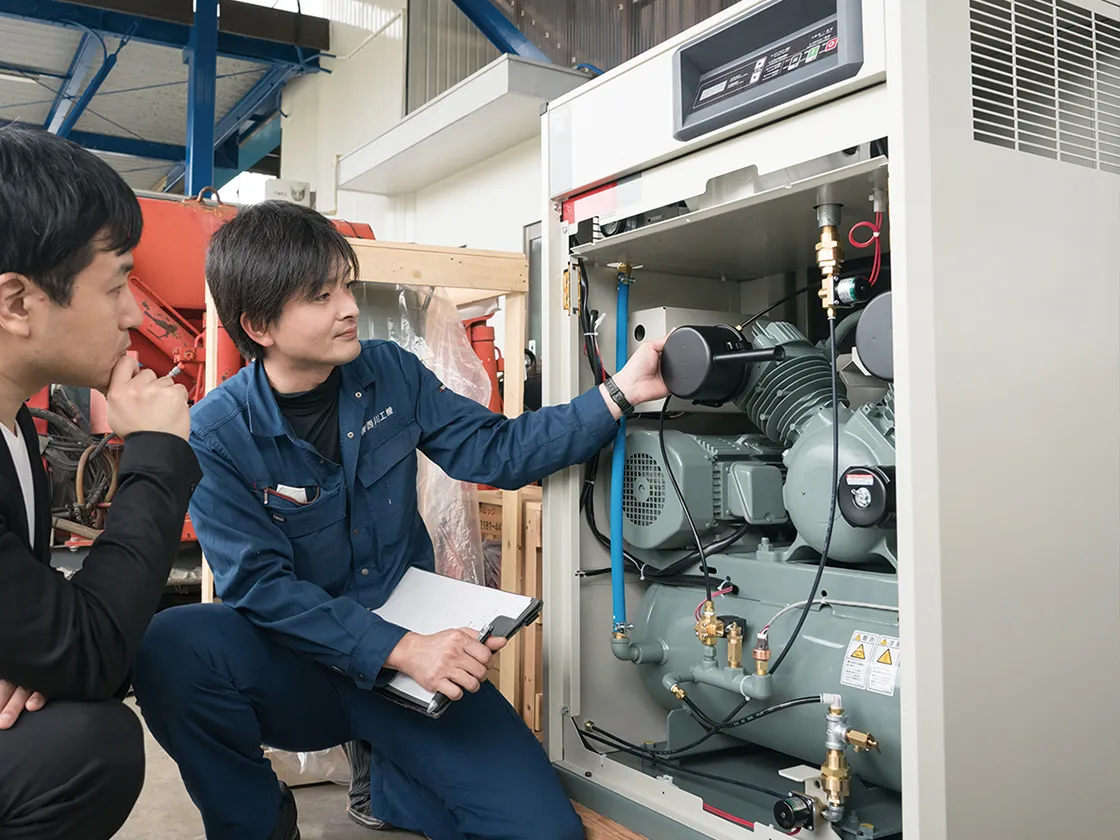 西川工機だと、全部知ってるから、お客様も頼ってくれる。