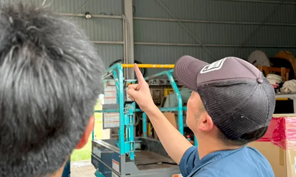 西川工機のある日の流れ 作業開始